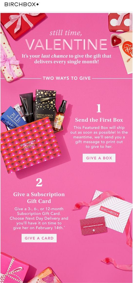 Birchbox Valentines Email Birchbox Valentines Email