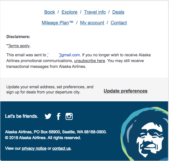 alaska airlines footer alaska airlines footer