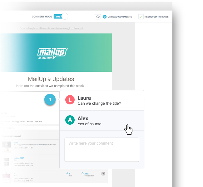 collaboration tool mailup 9 1