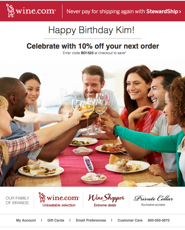 email buon compleanno personalizzazione email buon compleanno personalizzazione