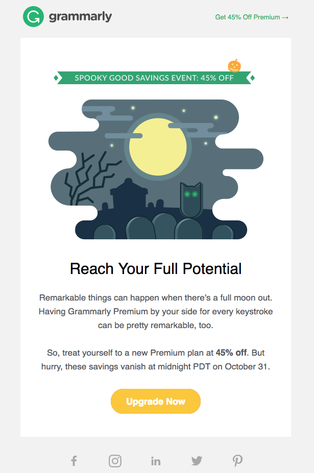 halloween design email 2