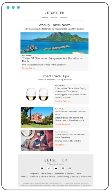 jetsetter personalizzazione jetsetter personalizzazione