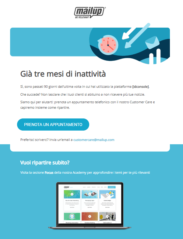 mailup riattivazione mailup riattivazione