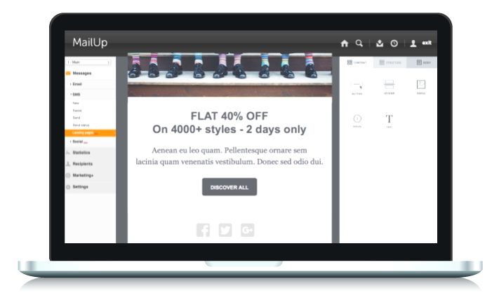 SMS landing page SMS landing page