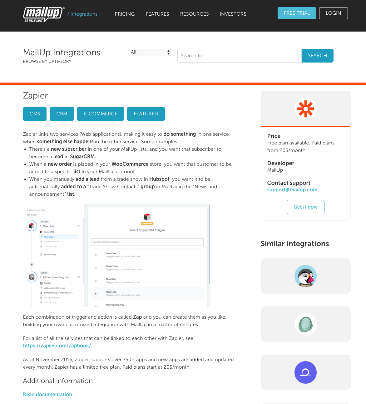 zapier integration mailup zapier integration mailup